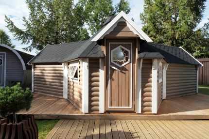 Camping Cabin 9.2 M2 With Two Extensions (4.3 M2)