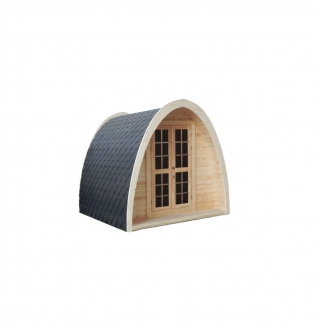 Camping Pod 2.4 X 2.4 M From Thermo Wood (Without Terrace)