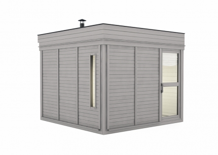 Sauna Cube 3 X 3 M With Changing Room